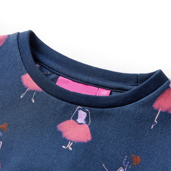 Kjole til børn str. 104 marineblå