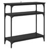 vidaXL Konsolbord Sort eg 75 x 29 x 75 cm Konstrueret tr&aelig;
