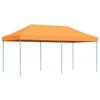 vidaXL Party Tent Orange 292 x 580 x 315 cm Oxford stof