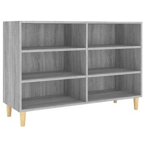 vidaXL sk&aelig;nk 103,5x35x70 cm konstrueret tr&aelig; gr&aring; sonoma-eg
