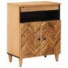 vidaXL Opbevaringsskabe Brun 60 x 33,5 x 75 cm Massivt mangotr&aelig;