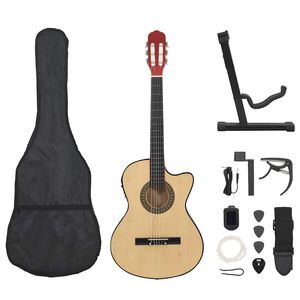 vidaXL western guitars&aelig;t 12 dele med equalizer og 6 strenge