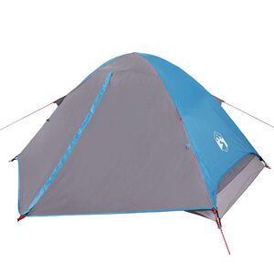 vidaXL 4-personers campingtelt vandt&aelig;t bl&aring;