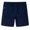 vidaXL Shorts til b&oslash;rn str. 116 marinebl&aring;