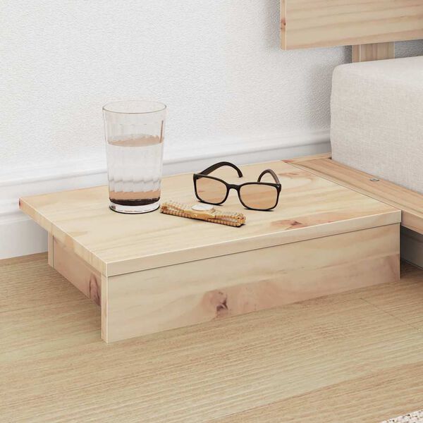 vidaXL Sengestel Brun 90 x 190 cm tr&aelig;