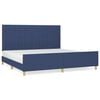 vidaXL sengeramme uden madras 200x200 cm stof bl&aring;