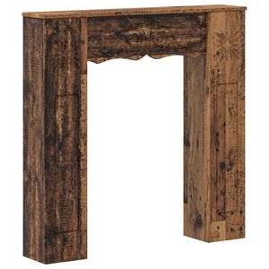 vidaXL Pejseramme Gammelt tr&aelig; 102 x 20 x 102 cm Konstrueret tr&aelig;