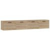 vidaXL v&aelig;gskabe 2 stk. 100x36,5x35 cm konstrueret tr&aelig; sonoma-eg