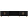 vidaXL TV-skab Sort eg 180 x 31,5 x 40 cm Konstrueret tr&aelig;