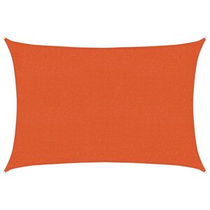 vidaXL solsejl 2x2,5 m 160 g/m&sup2; HDPE orange