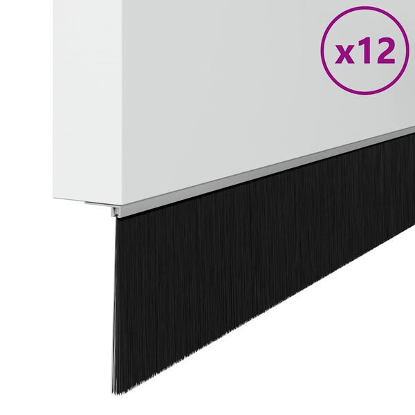 vidaXL Selvkl&aelig;bende d&oslash;rb&oslash;rstet&aelig;tninger 12 pcs S&oslash;lv 100 cm