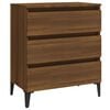 vidaXL sk&aelig;nk 60x35x69 cm konstrueret tr&aelig; brun egetr&aelig;sfarve