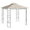 vidaXL pavillon 3x3x2,7 m 160 g/m&sup2; cremefarvet