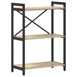 vidaXL Bogreol 60 x 30 x 85 cm Konstrueret tr&aelig; Sonoma eg