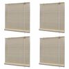 vidaXL rullegardiner 4 stk. 120x160 cm naturlig bambus