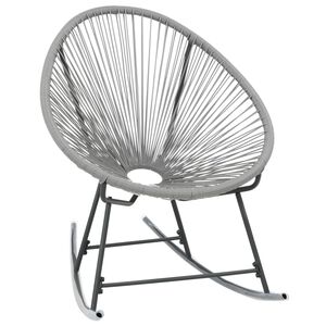 vidaXL udend&oslash;rs gyngestol polyrattan gr&aring;