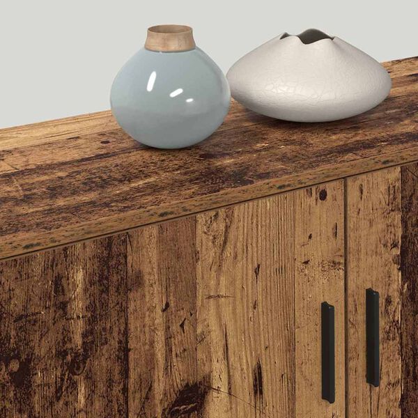 vidaXL V&aelig;gh&aelig;ngt TV-skab s&aelig;t 3 pcs Gammelt tr&aelig; 100 x 34,5 x 40 cm