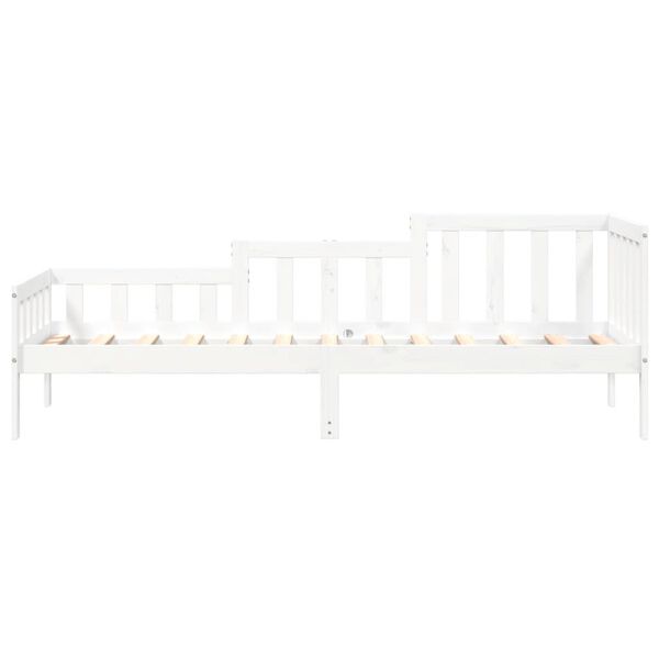 vidaXL daybed uden madras 90x200 cm massivt fyrretr&aelig; hvid