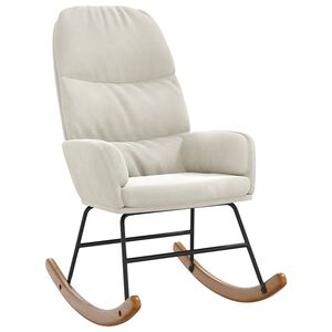 vidaXL gyngestol fl&oslash;jl cremehvid