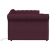 vidaXL daybed med madras og USB 90x200 cm stof lilla