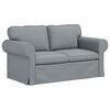 vidaXL Sofa Lysegr&aring; 155 x 82 x 80 cm Stof