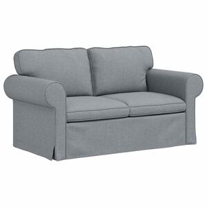 vidaXL Sofa Lysegr&aring; 155 x 82 x 80 cm Stof