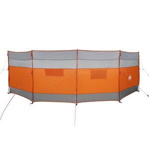 vidaXL l&aelig;sejl 510x153 cm vandt&aelig;t gr&aring; og orange