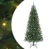 vidaXL Kunstigt juletr&aelig; Gr&oslash;n 210 cm PE og PVC