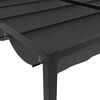 vidaXL Havepavillon med optrækkeligt tag Antracit 3x3 m Stål