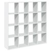 vidaXL bogskab 137,5x29x137,5 cm konstrueret tr&aelig; hvid