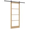 vidaXL Skyded&oslash;r ORKDAL Naturfarvet 93 x 232 cm