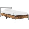 vidaXL Sengestel Gammelt tr&aelig; 80 x 200 cm Konstrueret tr&aelig;