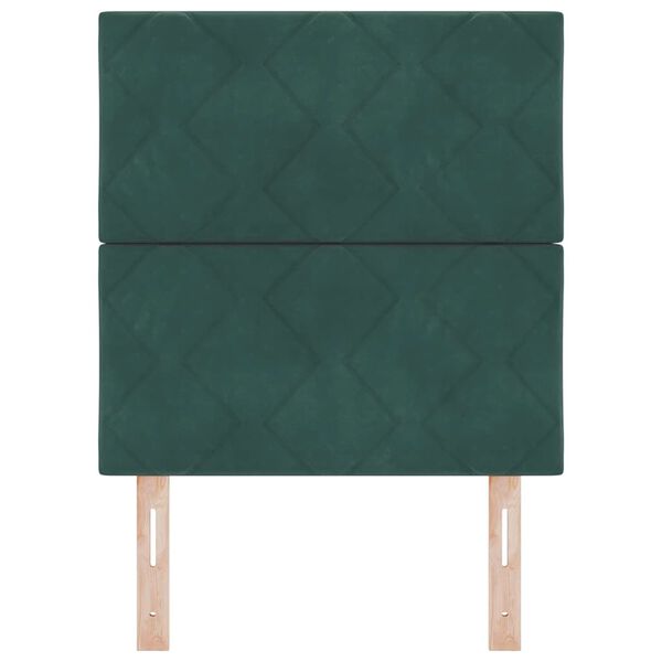 vidaXL Hovedg&aelig;rde med hovedg&aelig;rde M&oslash;rkegr&oslash;n 80 cm Fl&oslash;jl