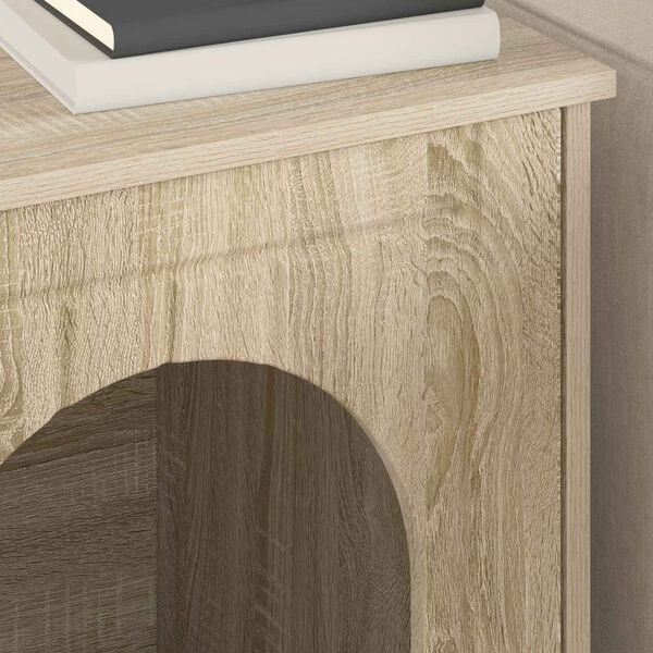 vidaXL Kat Hus Sonoma 53 x 52 x 62 cm Konstrueret tr&aelig;