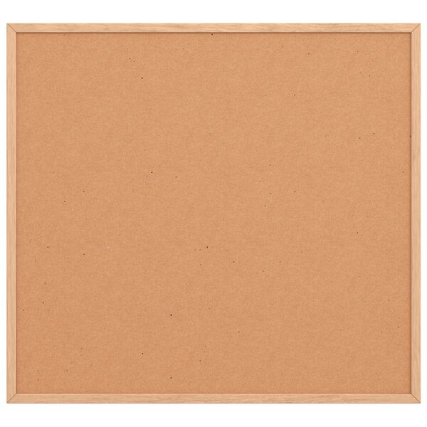 vidaXL korktavle med ramme i massivt fyrretr&aelig; 60x55 cm
