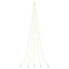 vidaXL LED Juletr&aelig; med jords&oslash;jler Varm hvid 511 cm Metal