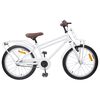 vidaXL B&oslash;rnecykel 22 tommer til 7-12 &aring;r gammel Hvid