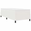 vidaXL Box spring seng Creme og hvid 90 x 190 cm Velourstof