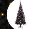 vidaXL Juletr&aelig; Sort 180 cm PVC