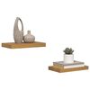 vidaXL V&aelig;ghylde 2 pcs Beige 40 x 23,5 x 4 cm Konstrueret tr&aelig;