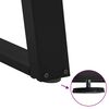 vidaXL sofabordsben U-formet 2 stk. sort 40x(30-31) cm st&aring;l