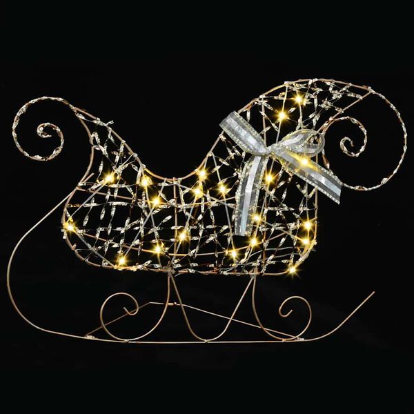 vidaXL LED Rendyr med 60 LED'er 3 pcs Varm hvid PET