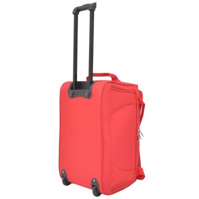 vidaXL baggagesæt i 3 dele rød