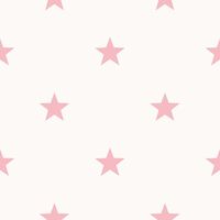 Noordwand tapet Friends & Coffee Little Stars lyserød og hvid