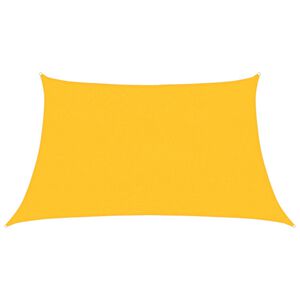 vidaXL solsejl 3/4x2 m 160 g/m&sup2; HDPE gul