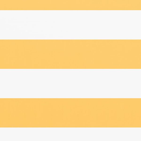 vidaXL altanafskærmning 75x400 cm oxfordstof hvid og gul