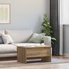 vidaXL Sofabord Artisan Egetr&aelig; 102 x 50,5 x 46,5 cm Konstrueret tr&aelig;