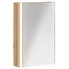 vidaXL Badev&aelig;relsesspejlskab Artisan eg 33 x 11,5 x 50 cm