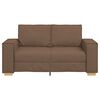 vidaXL 2-personers sofa brun 120 cm stof