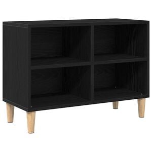 vidaXL TV-skab 69,5 x 30 x 50 cm Sort eg Konstrueret tr&aelig;